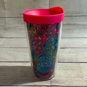 Lilly Pulitzer Lilly's Lagoon Travel Tumbler
